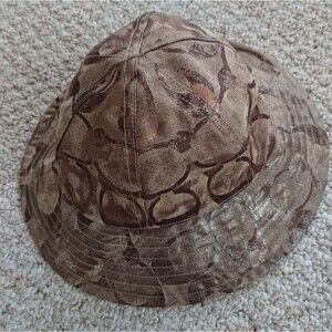 Coach signature metallic bucket hat